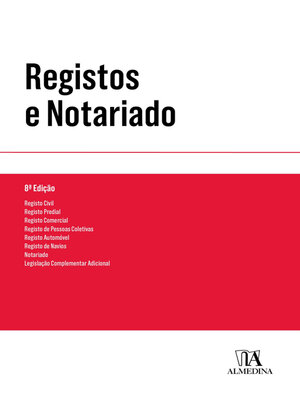 cover image of Registos e Notariado--8ª Edição